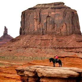 Visiting Monument Valley.
