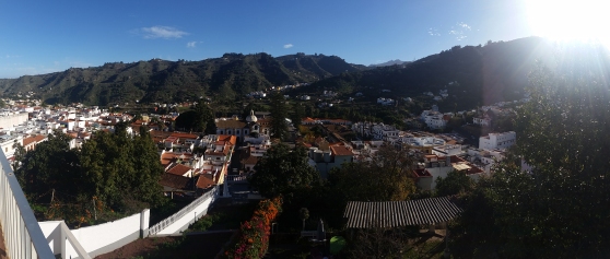 What a splendid view over the little town of Teror in Gran Canaria.