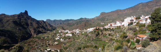 The view along the road on our way to Artenara, Gran Canaria.